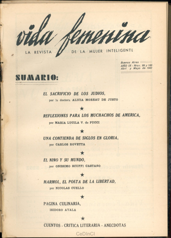 Vida femenina nº 99 y 100