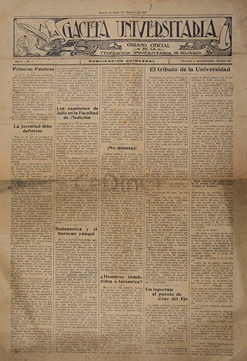 LA GACETA UNIVERSITARIA